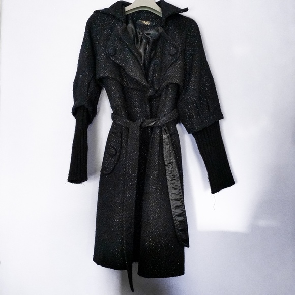 Vintage Cotton Blend Belted Jacket - Picture 2 of 13